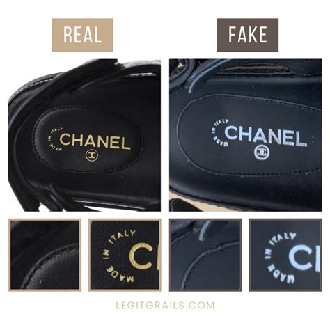 chanel jelly slides real vs fake|anti counterfeit chanel.